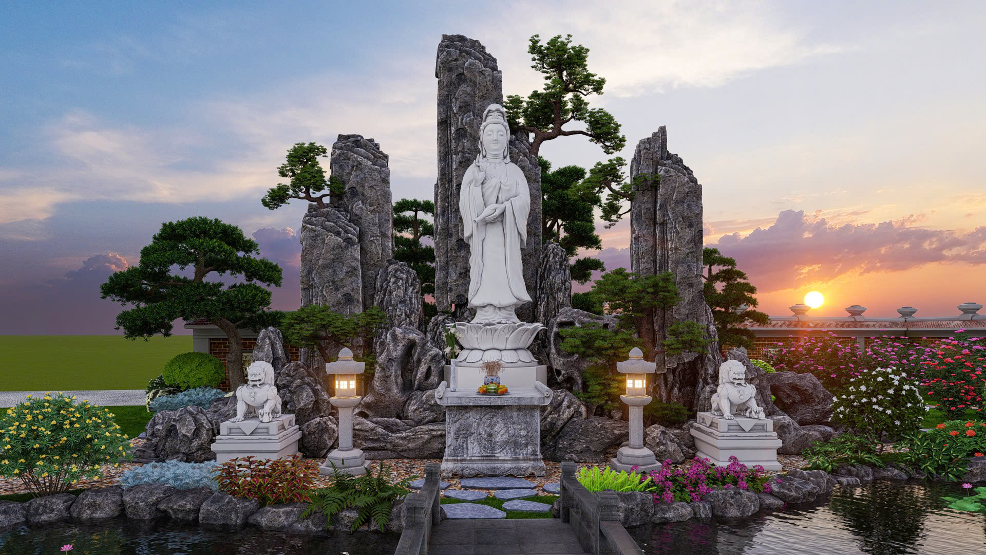 Ảnh lối đi sân vườn 4