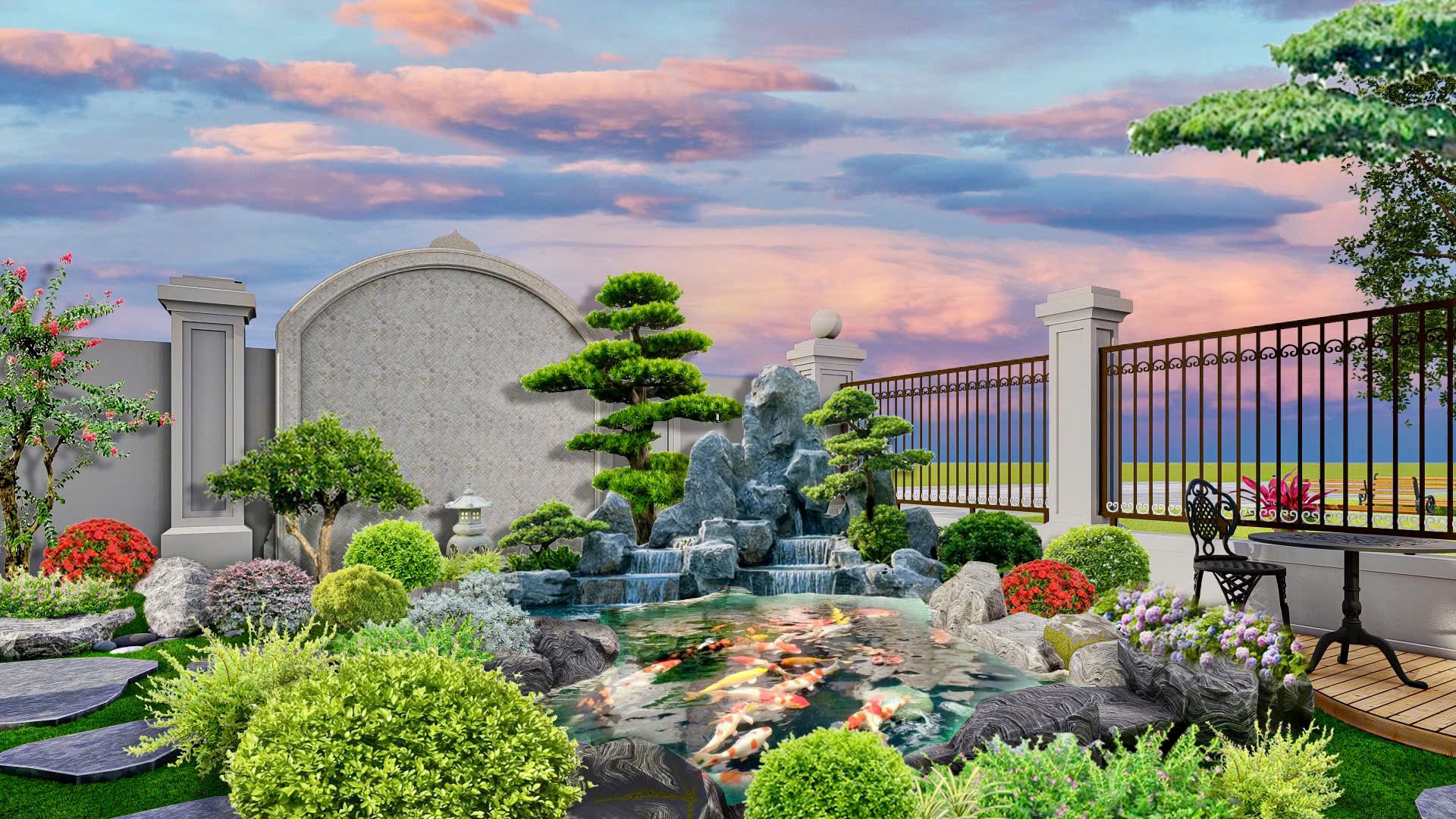 Ảnh lối đi sân vườn 5