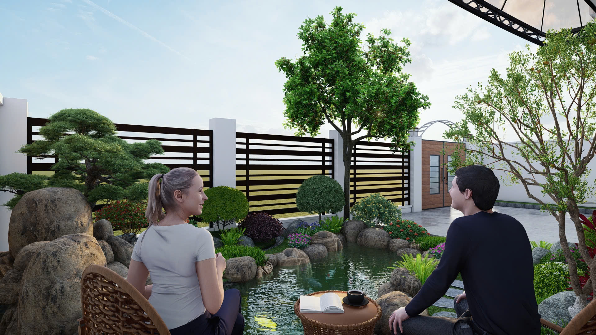 Ảnh lối đi sân vườn 9