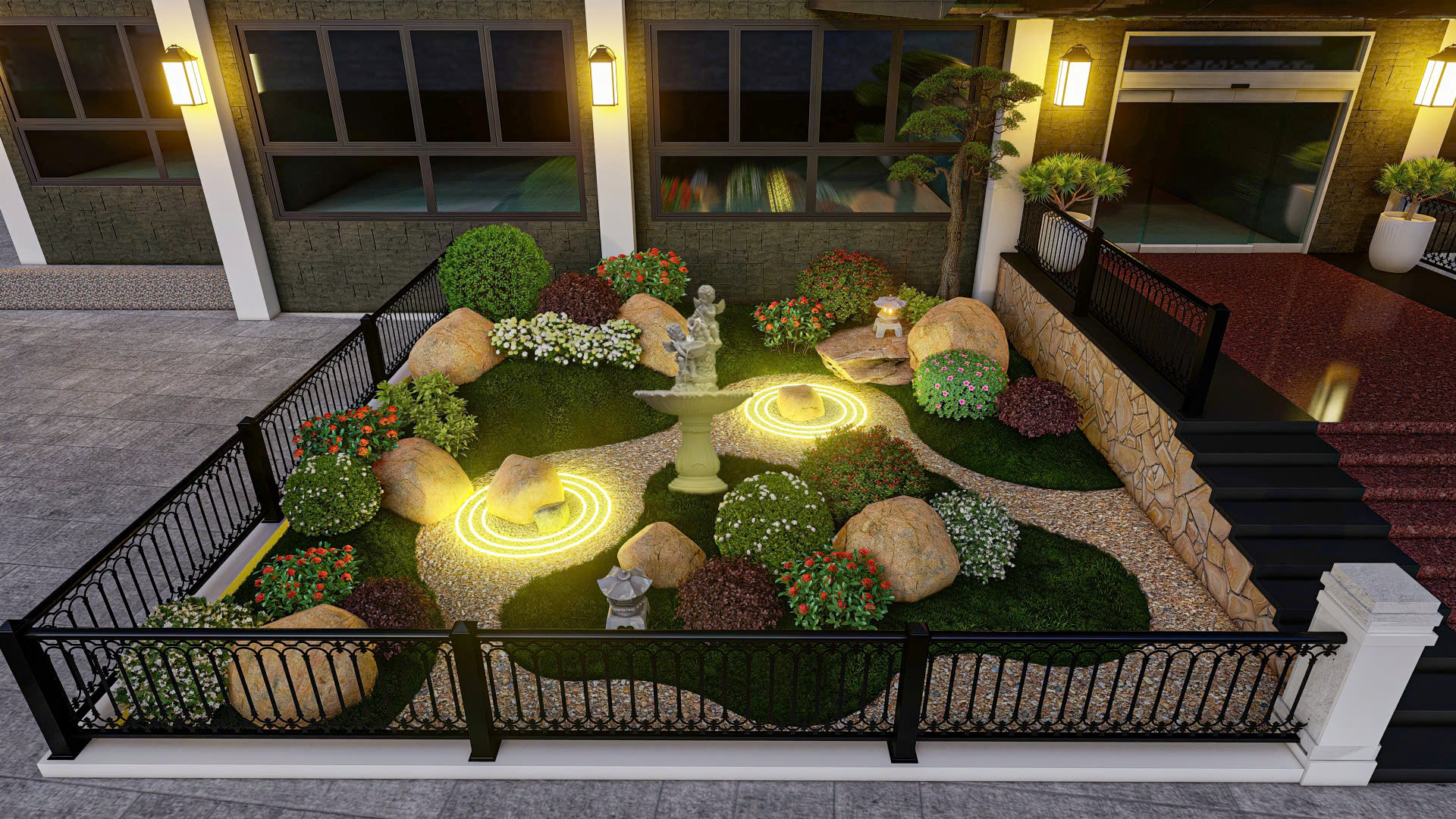 Ảnh lối đi sân vườn 7