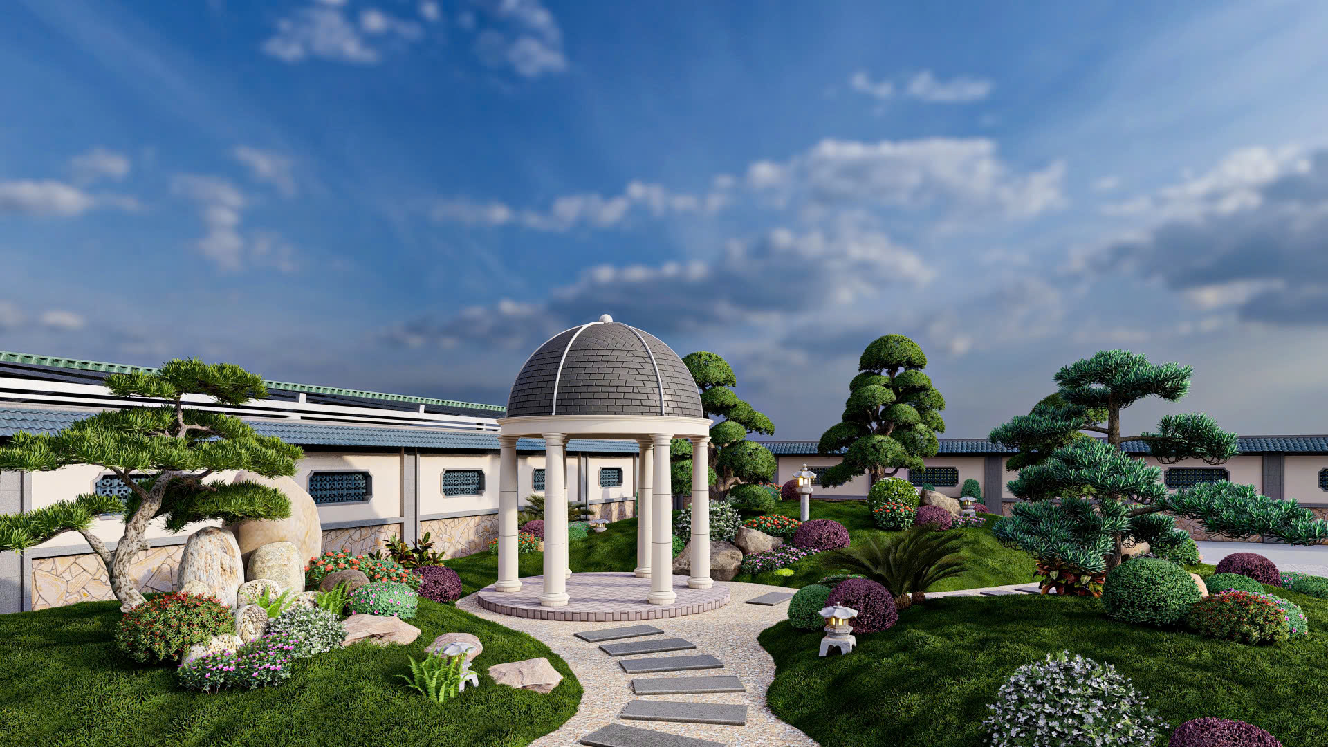 Ảnh lối đi sân vườn 6