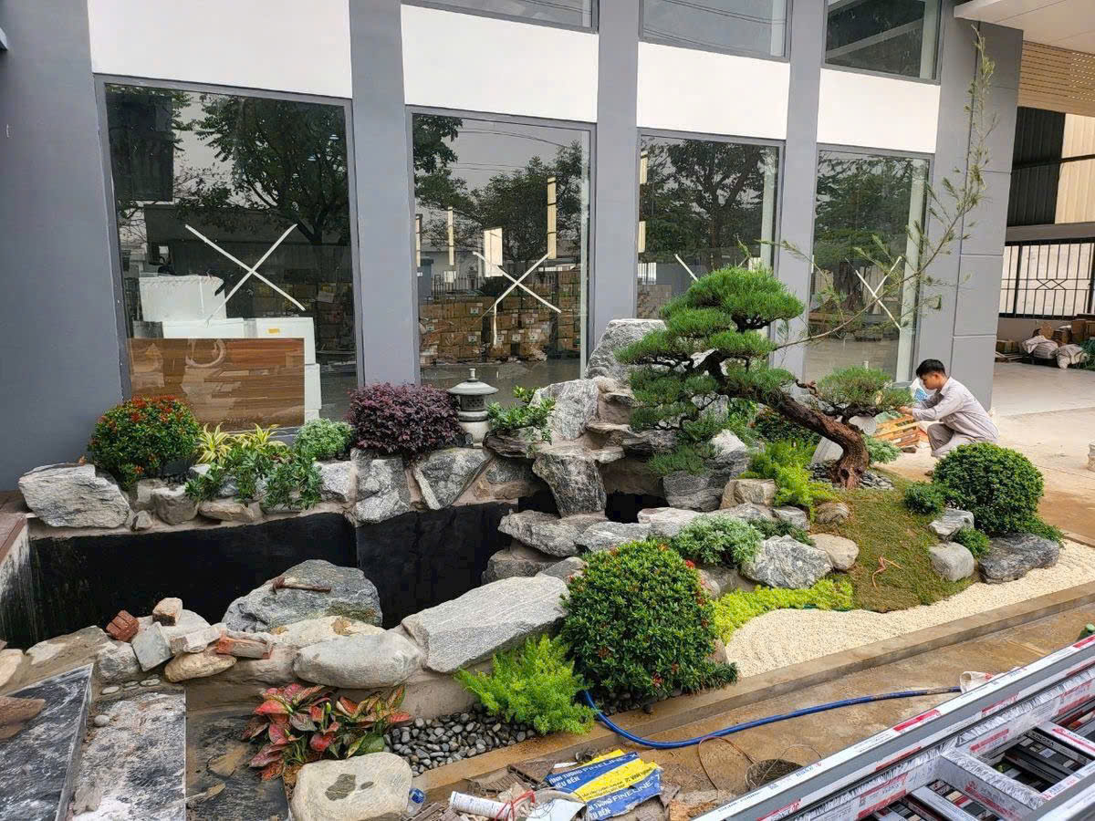 Thi công hồ cá Koi với đội ngũ chuyên nghiệp